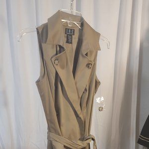 INC DRESS, TAN COTTON BLEND